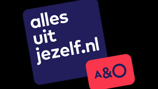 Een variatie op het logo van \'Alles uit jezelf.nl\'